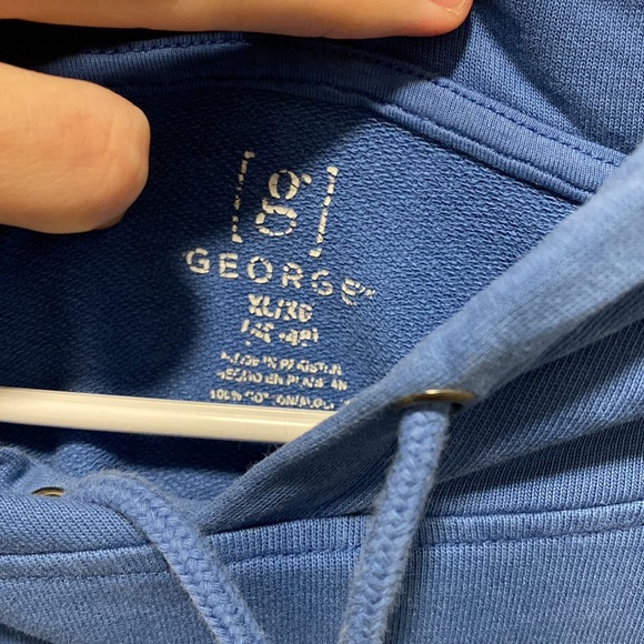 George men’s blue hoodie XL - Picture 2 of 3